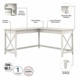 thumbnail image 3 of Bureau en L Key West de Bush Furniture, pin vieilli, 3 of 5