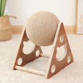 thumbnail image 3 of Cat Toy Interactive Cat Scratcher Board Kitten Sisal Rope Ball Scratch Paws Pet Grinding Scratching Cats For Scratcher Toys Size L, 3 of 5