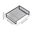 thumbnail image 2 of GROWTH TANK Cookware Holder Stand Countertop Microwave Stand for Cupboard Closet Kitchen Black S, 2 of 9