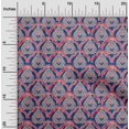 thumbnail image 1 of oneOone Cotton Silk Fabric Damask & Floral Block Print Sewing Fabric BTY 42 Inch Wide, 1 of 4