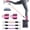 Purple, variant on GOGO Ankle Resistance Bands with Padded Cuffs, Glute Kickback Straps for Workout Training