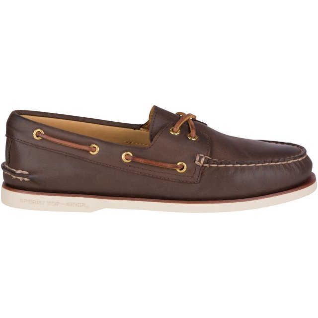 Sperry Men's Gold A/O 2-Eye Boat Shoe in Brown, 7.5 US