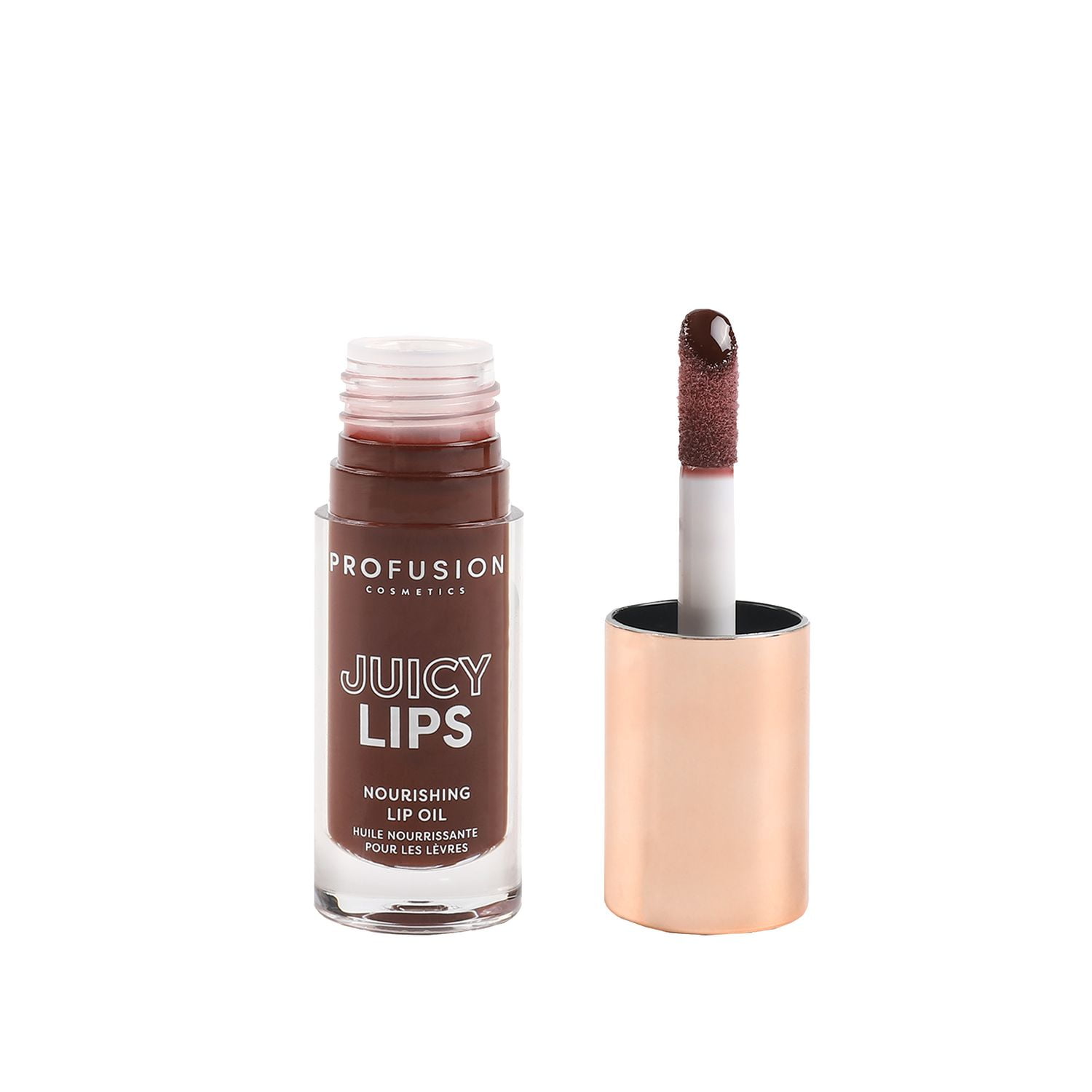 Profusion Cosmétiques | lèvres juteuses, huile nourrissante pour les lèvres, Cerise noire, 1 pièce, 0.18 fl. oz.