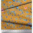 thumbnail image 3 of Soimoi Cotton Voile Fabric Butterfly & Flower Print Sewing Fabric Yard 42 Inch Wide, 3 of 3