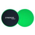 thumbnail image 1 of Synergee Core Sliders – Disques d'Exercice Ab Électriques Lime Double Face, 1 of 6