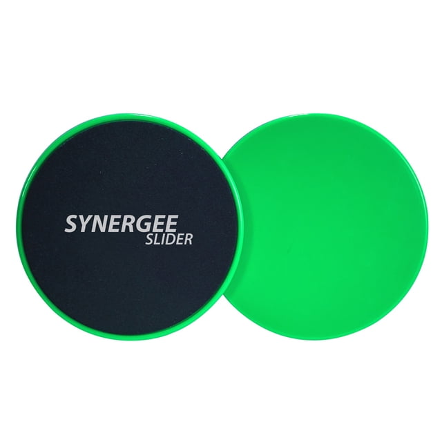 Synergee Core Sliders – Disques d'Exercice Ab Électriques Lime Double Face