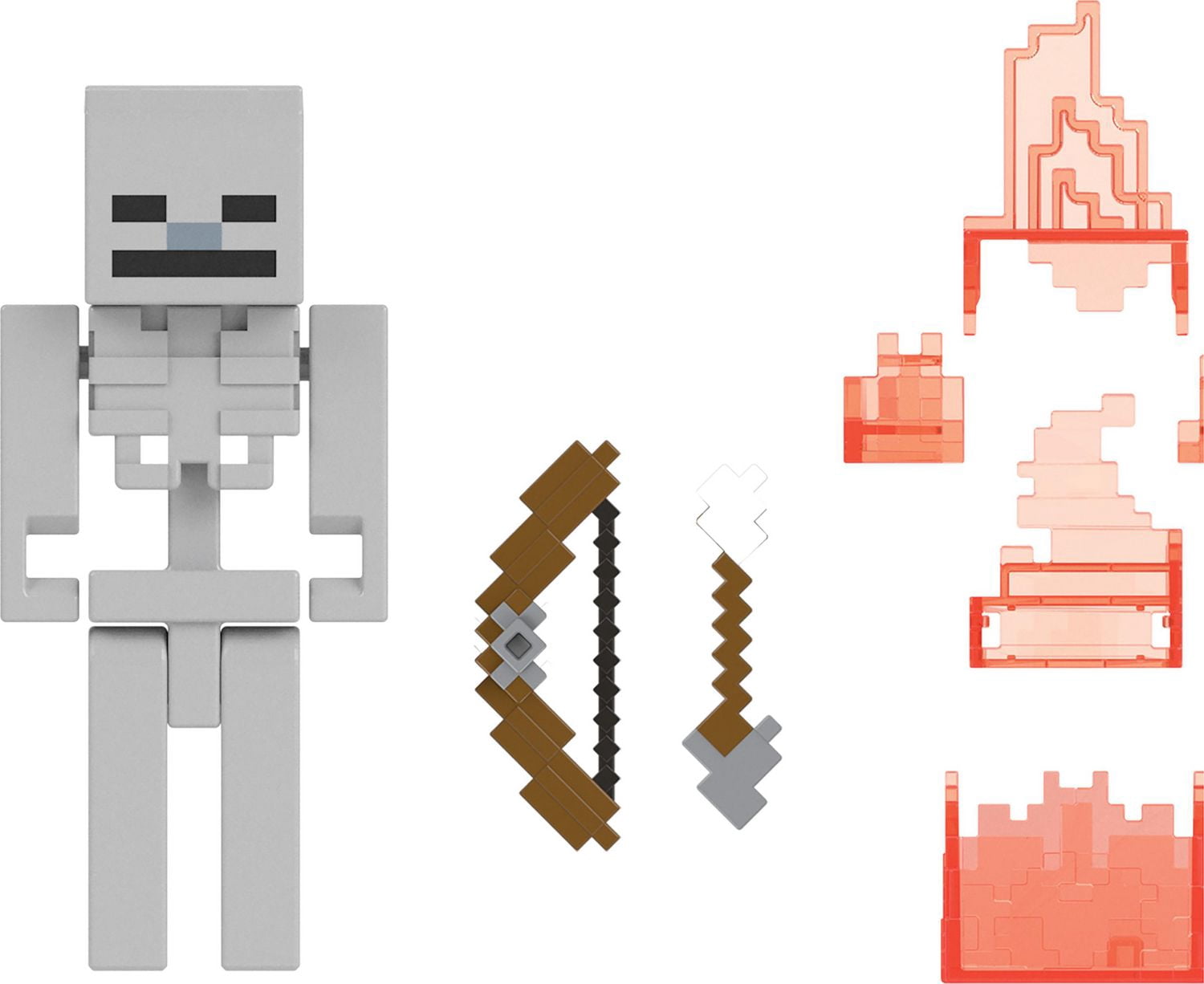 MINECRAFT – FIGURINE DE BASE – 8,26 CM (3,25 PO) – Squelette