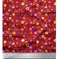 thumbnail image 1 of Soimoi Rayon Fabric Flower Watercolor Print Fabric by Yard 42 Inch Wide, 1 of 3