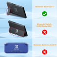 thumbnail image 1 of KENOBEE Étui en Silicone Compatible avec Nintendo Switch 2017, Souple, Léger, Prise Ergonomique, Housse de Protection avec Absorption des Chocs et Conception Anti-Rayures pour Console Switch, Rouge, 1 of 4