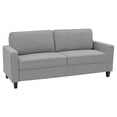thumbnail image 1 of CorLiving Georgia Linen-Like Fabric Upholstered Three Seater Adult Sofa, 1 of 8