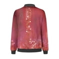thumbnail image 3 of Manteau Décontracté pour Femmes Mode Imprimé avec Poches et Fermeture Éclair, 3 of 5