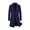 Navy Blue, variant on Bellella Men's Overcoat Single Breasted Pea Coats Long Sleeve Trench Coat Casual Notch Lapel Outwear Men Black L