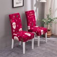 thumbnail image 5 of Christmas Chair Cover With Elastic Stretchable Washable Protective Cover Suitable For Restaurant Ceremony Hotel Chair Cover, 5 of 5