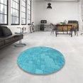 thumbnail image 4 of Ahgly Tapis Rectangulaire Lavable en Machine Intérieur Transitionnel Turquoise Foncé Vert, 4 Pieds x 6 Pieds, 4 of 7