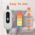 thumbnail image 3 of MesaSe XL Electric Heating Pad For Back Pain - Ultra-Soft Machine Washable Moist/Dry Heat Pad  4 Heat Settings  2-Hour Auto-Off  Plush Flannel Material For Neck  Shoulder  Abdomen  Waist, 3 of 6