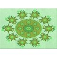 thumbnail image 1 of Ahgly Company Machine Washable Indoor Rectangle Transitional Light Green Area Rugs, 2' x 5', 1 of 7