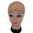 thumbnail image 2 of 2 Elastic Wig Hair Pack Caps Nylon Mesh Beige for Wig Wear Comfortable Stretchable, 2 of 2