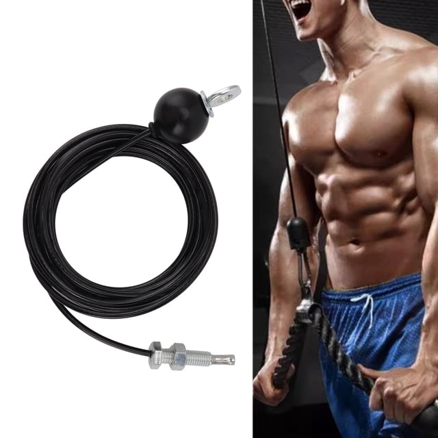 Adjustable Heavy Duty Pulley Cable for Fitness, Home Exercise, and Gym Training, Enhance Your Workouts, Suitable for Triceps, Biceps, and Back Muscles