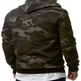 thumbnail image 2 of Autumn Men Fleece Warm Hoodie Camouflage Sweatshirt Pullover Coat Tops, 2 of 6