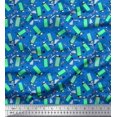 thumbnail image 1 of Soimoi Polyester Crepe Fabric Heart & Lighter Men Print Fabric by Yard 52 Inch Wide, 1 of 3