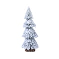 thumbnail image 4 of SouMaox Wooden Christmas Tree, Snow Flocked Cedar Design, Round Base Stability, Tabletop Festive Ornament for Party Decor, 4 of 7