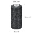 thumbnail image 3 of Unique Bargains Black Olive Polyester Waxed Leather Sewing Thread, 55 Yards, 3 of 6
