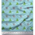 thumbnail image 1 of Soimoi Cotton Duck Fabric Geometric Shapes,Crocodile & Rhinoceros Kids Decor Fabric Printed Yard 56 Inch Wide, 1 of 3