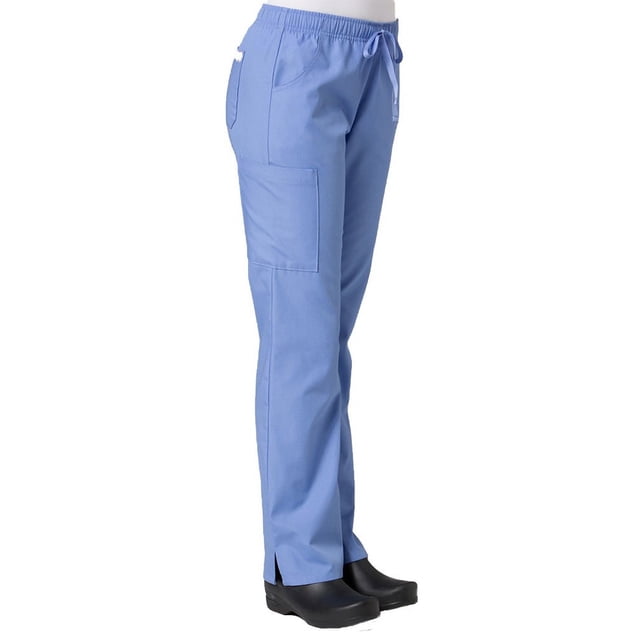 Red Panda Pantalon d'Uniforme Cargo pour Femmes à Taille Élastique
