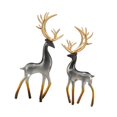 thumbnail image 4 of GROWTH TANK 2 Pcs Figurines Décoratives de Cerfs Table de Fortune pour Fête Étagère Noire, 4 of 9