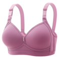 thumbnail image 1 of hoksml Bras Woman's Embroidered Glossy Comfortable Breathable Bra Underwear No Rims Clearance, 1 of 2