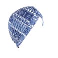 thumbnail image 4 of Turban pour Femmes en Polyester Réutilisable Lavable Pliable Casquette Décorative Intérieur Extérieur Marche Travail Bonnet de Tête Tuque Bleu Foncé Floral, 4 of 7