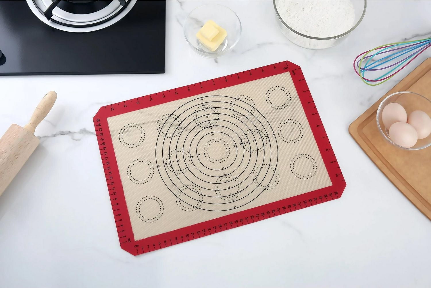 Tapis de cuisson en silicone polyvalent réutilisable Mainstays 16,5" x 11,6"
