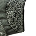 thumbnail image 2 of Le chemin de table décoratif HomeCentric 14 '' x 36 '' perlé & glands soie Paisley modèle contemporain - Paisley céleste, 2 of 3