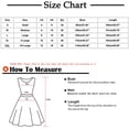 thumbnail image 3 of SMihono Robe d'Été pour Femmes Grande Taille Mode Femmes Décontractée Col en V Couleur Unie Ample Élastique Manches Courtes Robe Jupe, 3 of 5