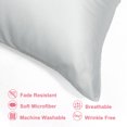 thumbnail image 3 of Unique Bargains Satin Pillowcase Zippered Silky Sateen, 3 of 9