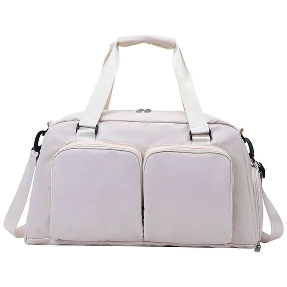 Sac Fourre-Tout avec Compartiment à Chaussures, Sac de Sport Imperméable Grande Capacité, Sac de Fin de Semaine à Séparation Sec/humide pour Voyage Hommes Femmes