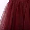thumbnail image 4 of Kmbangi Robe Princesse en Tulle pour Filles Couleur Unie Col en V Nœud Robe de Soirée, 4 of 7