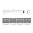 thumbnail image 2 of Unique Bargains Round Coupling Nut M4x0.7mm 45mm Threaded Sleeve Connector Rod Bar Stud Tube 30 Pack, 2 of 4