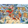 thumbnail image 2 of Refurbished Ravensburger 80330 Santa's Flying Visit - 1000 Pieces Christmas Puzzle, 2 of 3