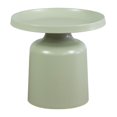 thumbnail image 2 of Klay Minimalist Metal Pedestal Side Table, 20-inch Diameter, 2 of 3