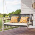 thumbnail image 2 of Costway Causeuse Suspendue en Rotin pour Patio 2 Personnes avec Coussin, 2 of 10