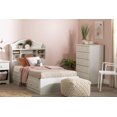 thumbnail image 4 of South Shore Summer Breeze Twin Mates Bed with 3 Drawers, in White Wash, 4 of 8