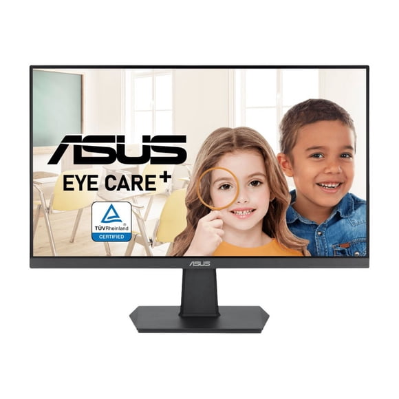 ASUS 27 1080P Eye Care Monitor (VA27EHF) - IPS, Full HD, Frameless, 100Hz, 1ms, Adaptive-Sync, for Working and Gaming, Low Blue Light, Flicker Free, HDMI, VESA Mountable, Tilt