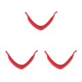 thumbnail image 2 of maskred Eyewear Retainer Durable Strap Goggles Float Cord Red 43cm 3Set, 2 of 6