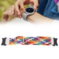 thumbnail image 4 of Watch Strap For  Watch 4 Nylon Braided Watch Strap Adjustable Nylon Watch Strap Watch Strap Elastic Nylon Braided Adjustable Wrist Strap Bracelet Watchband For  Watch 4, 4 of 8