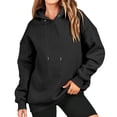 thumbnail image 1 of RKSTN Hoodies for Women Casual Plus Size Long Sleeve Solid Color Pullover Tops Fall Fashion Lightweight Loose Drawstring Sweatshirt, 1 of 9