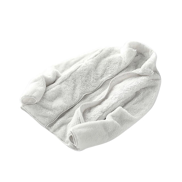 Simua Mode Sweat à Capuche Épais Doublé Sherpa à Fermeture Éclair Complète pour Femmes