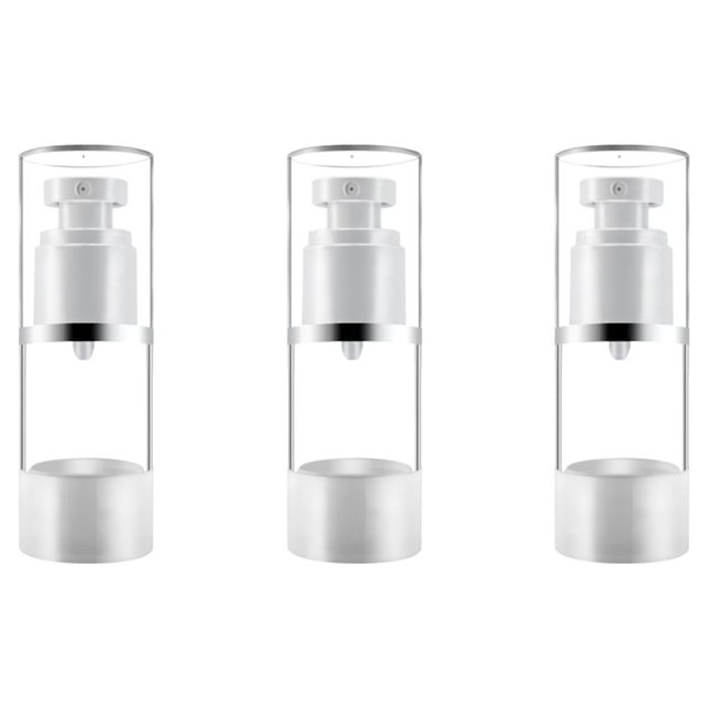 EeaseCA 3Pcs Sunscreen Spray Bottle Press Pump Bottle Makeup Subpackaging Bottles Cosmetics Sprayer (50ml)
