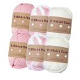 thumbnail image 1 of 6Pcs Knitting Yarn Fabric Cloth Polyester T-shirt Yarn for Crochet DIY Throw Set A, 1 of 8