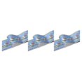thumbnail image 3 of relayinert Wood Marbling SelfAdhesive Skirting Line Exquisite And Easy Maintenance And Environmentally Friendly PVC Durable Blue lantern flower 3Set, 3 of 6